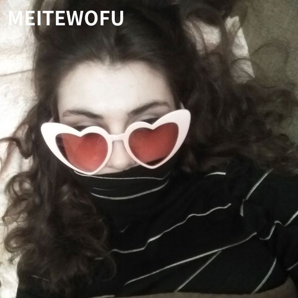 meitewofu sunglasses women brand cat eye sun glasses retro love heart shaped glasses ladies shopping men sunglass uv400, White;black
meitewofu sunglasses women brand cat eye sun glasses retro love heart shaped glasses ladies shopping men sunglass uv400, White;black
