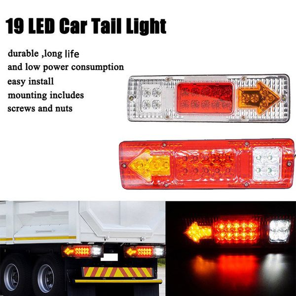 1pair / 1pc 12v 19led tail light lamp автомобильный прицеп стоп задний обратный ход тормозной turn индикатор безопасности противотуманные фа
1pair / 1pc 12v 19led tail light lamp автомобильный прицеп стоп задний обратный ход тормозной turn индикатор безопасности противотуманные фа
