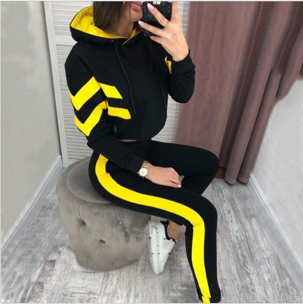 women's tracksuits new women active set tracksuits hoodies sweatshirt +pant running sport track suits 2 pieces jogging sets ing, Gray
women's tracksuits new women active set tracksuits hoodies sweatshirt +pant running sport track suits 2 pieces jogging sets ing, Gray