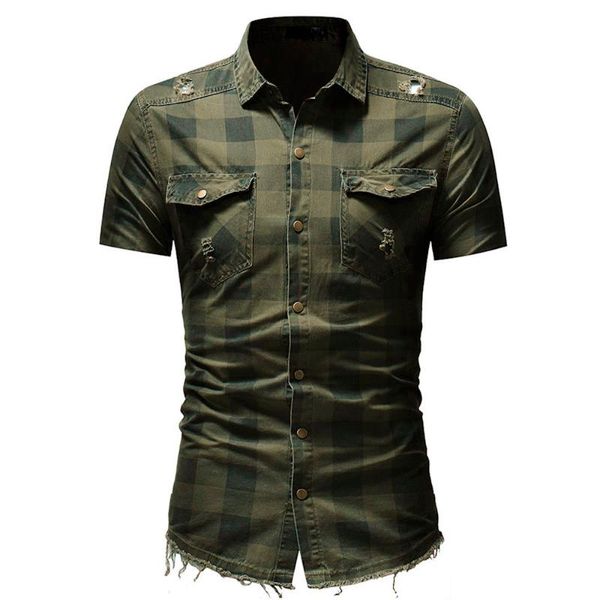 ostrich men's slim fit button plaid personality shirt with pocket short sleeve men's trend shirt blouse feb.22, White;black
ostrich men's slim fit button plaid personality shirt with pocket short sleeve men's trend shirt blouse feb.22, White;black