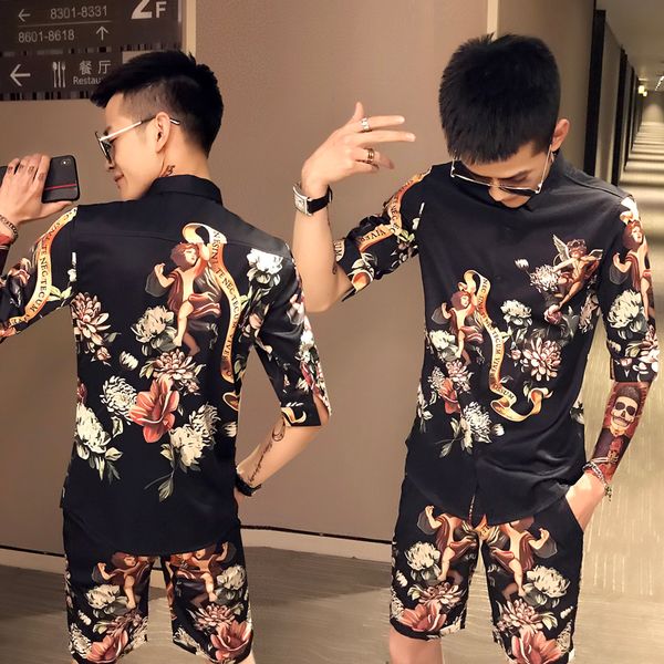 summer new pattern 3d printing sleeve shirt male trend shorts leisure two paper a set track suit tracksuit fashion, Gray
summer new pattern 3d printing sleeve shirt male trend shorts leisure two paper a set track suit tracksuit fashion, Gray