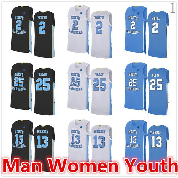 2020 на заказ ncaa северной каролины баскетбольного калеб эллис 25 cameron johnson 13 coby white 2 джерси любого имя номер размер s-5xl, Black
2020 на заказ ncaa северной каролины баскетбольного калеб эллис 25 cameron johnson 13 coby white 2 джерси любого имя номер размер s-5xl, Black