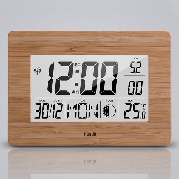 fanju fj3530 big screen digital dual alarm clock indoor temperature snooze clock moon phase calendar led desk modern
fanju fj3530 big screen digital dual alarm clock indoor temperature snooze clock moon phase calendar led desk modern