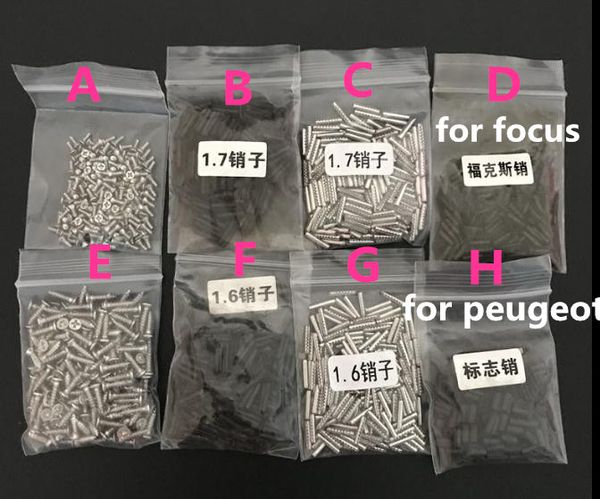 200pcs steel 1.6mm 1.7mm car flip key mounting bolt/folding remote key fixing screw/car retaining pin/auto blade fixing
200pcs steel 1.6mm 1.7mm car flip key mounting bolt/folding remote key fixing screw/car retaining pin/auto blade fixing