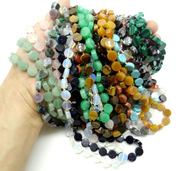 natural stone mix round beads turquoises aventurine tiger eye quartz crystal handmade jewelry making pendant necklace, Silver
natural stone mix round beads turquoises aventurine tiger eye quartz crystal handmade jewelry making pendant necklace, Silver