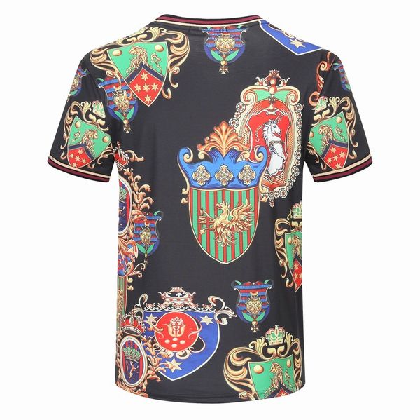 2020 summer crown print short sleeve mens t-shirt luxury mens t shirt men casual round neck tees tees polos, White;black 
2020 summer crown print short sleeve mens t-shirt luxury mens t shirt men casual round neck tees tees polos, White;black