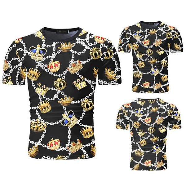 tshirts fashion crown pattern printed crew neck short sleeve slim tees casual mens luxury mens designer, White;black
tshirts fashion crown pattern printed crew neck short sleeve slim tees casual mens luxury mens designer, White;black