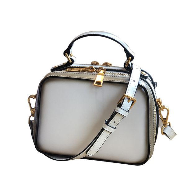 новая маленькая сумка кожаные женские сумки ручной работы ретро кожа маленький квадратный вэнь ифань коробка сумка