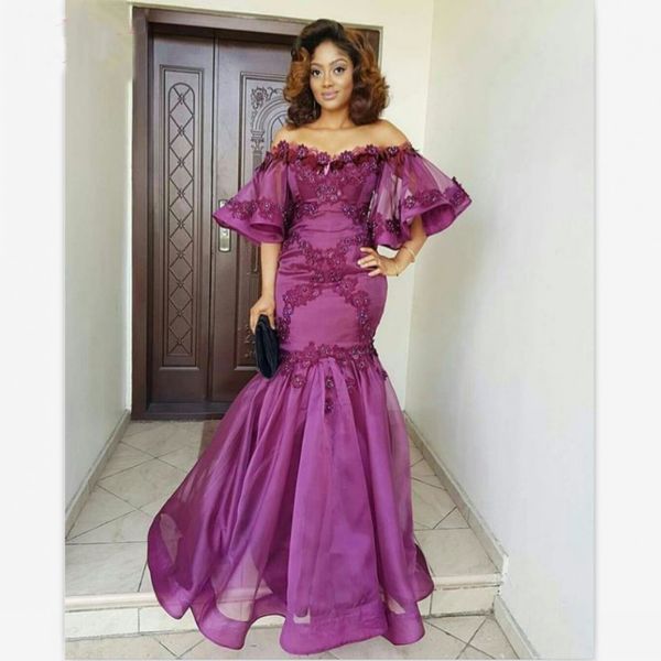 Arabic Black Girl Mermaid Prom Dresses 2019 Lantern sleeve Floor-Length Party Gowns Robe de soiree
Arabic Black Girl Mermaid Prom Dresses 2019 Lantern sleeve Floor-Length Party Gowns Robe de soiree