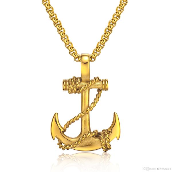 fashion men's ship anchor design pendant gold/silver stainless steel necklace retro gothic anchor jesus pendant good
fashion men's ship anchor design pendant gold/silver stainless steel necklace retro gothic anchor jesus pendant good