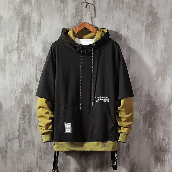 hoodie sweatshirt mens hip hop pullover hoodies streetwear casual fashion clothes colorblock hoodie 2019 cotton, Black
hoodie sweatshirt mens hip hop pullover hoodies streetwear casual fashion clothes colorblock hoodie 2019 cotton, Black