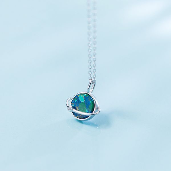 dxjel 925 sterling silver blue green earth pendant necklace boho jewelry accessories choker planet necklace dropshipping 2019
dxjel 925 sterling silver blue green earth pendant necklace boho jewelry accessories choker planet necklace dropshipping 2019