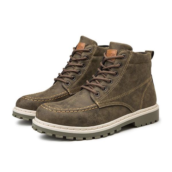 lcizrong men ankle boots autumn winter non-slip waterproof flat boots comfortable and breathable men's, Black
lcizrong men ankle boots autumn winter non-slip waterproof flat boots comfortable and breathable men's, Black