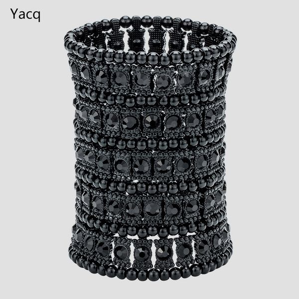 yacq multilayer stretch cuff bracelet women crystal wedding bridal fashion jewelry gifts for her wife b13 wholesale dropshipping, Golden;silver
yacq multilayer stretch cuff bracelet women crystal wedding bridal fashion jewelry gifts for her wife b13 wholesale dropshipping, Golden;silver