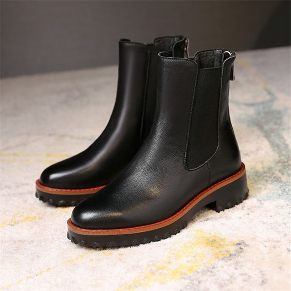 platform ankle boots women winter slip on autumn winter round toe ladies shoes 2019 concise fashion womens flat shoes, Black
platform ankle boots women winter slip on autumn winter round toe ladies shoes 2019 concise fashion womens flat shoes, Black