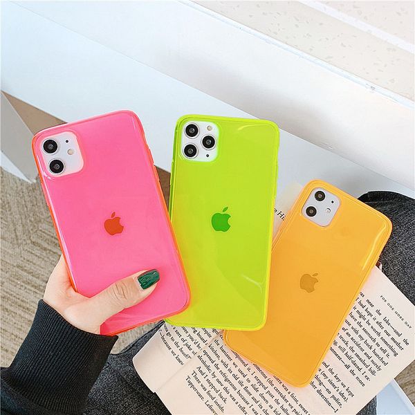 fashion neon fluorescence soft silicone cases for iphone 11 11pro max x xr xs max 7 8 7plus soild color phone cover
fashion neon fluorescence soft silicone cases for iphone 11 11pro max x xr xs max 7 8 7plus soild color phone cover