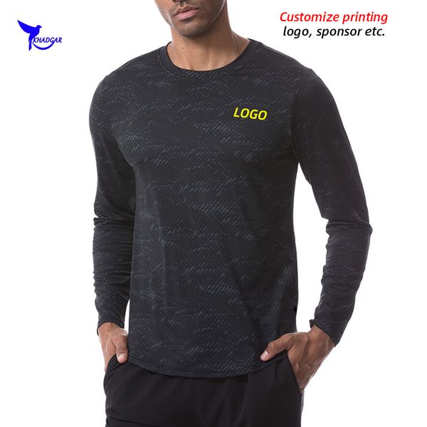 customize logo long sleeve running t-shirt men gym fitness workout loose shirts male quick dry tee sportswear clothing, Black;blue
customize logo long sleeve running t-shirt men gym fitness workout loose shirts male quick dry tee sportswear clothing, Black;blue