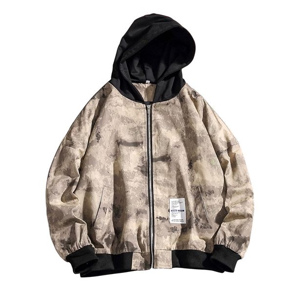 fashion camouflage harajuku men's jacket 2019 autumn packet decoration hoodie male plus size streetwear boy sport casual clothes, Black;brown
fashion camouflage harajuku men's jacket 2019 autumn packet decoration hoodie male plus size streetwear boy sport casual clothes, Black;brown