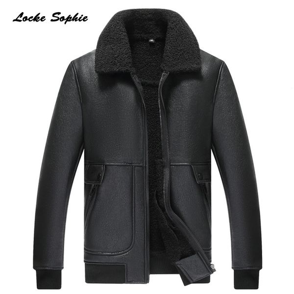 1pcs men's plus size locomotive jacket blazers 2019 winter faux pu leather cashmere thickening jacket men skinny jackets coats, Black
1pcs men's plus size locomotive jacket blazers 2019 winter faux pu leather cashmere thickening jacket men skinny jackets coats, Black