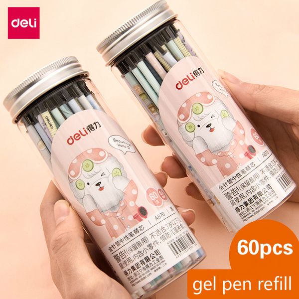 deli gel pen refill setlovely 60 pcs 0.5mm black refills full needles gel pen refills students office writing supplies, Black;red
deli gel pen refill setlovely 60 pcs 0.5mm black refills full needles gel pen refills students office writing supplies, Black;red