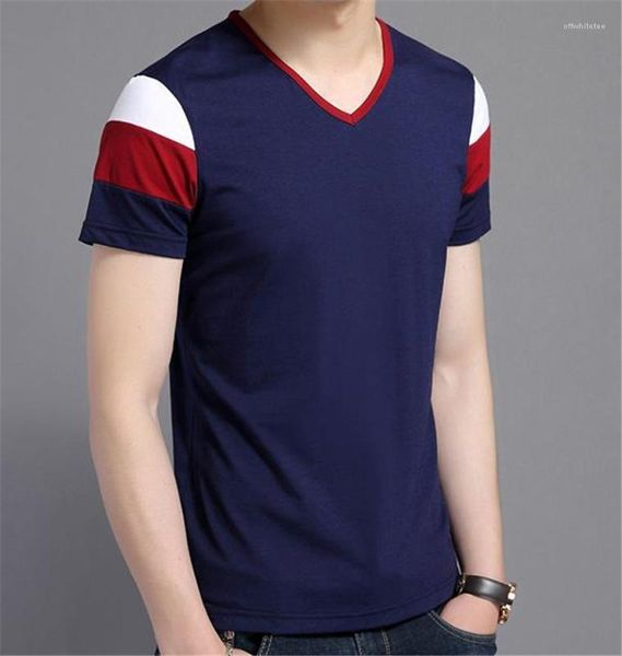mens designer tshirts fashion slim v neck short sleeve mens tees casual males clothing three colors panelled, White;black
mens designer tshirts fashion slim v neck short sleeve mens tees casual males clothing three colors panelled, White;black