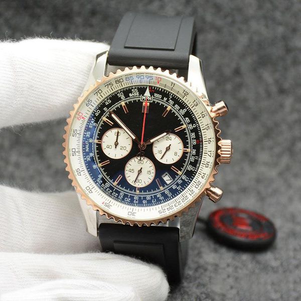 casual mens watch 44mm quartz chronometer mens watches gold case men watch date wristwatches stainless steel bezel black dial rubber band, Slivery;brown
casual mens watch 44mm quartz chronometer mens watches gold case men watch date wristwatches stainless steel bezel black dial rubber band, Slivery;brown