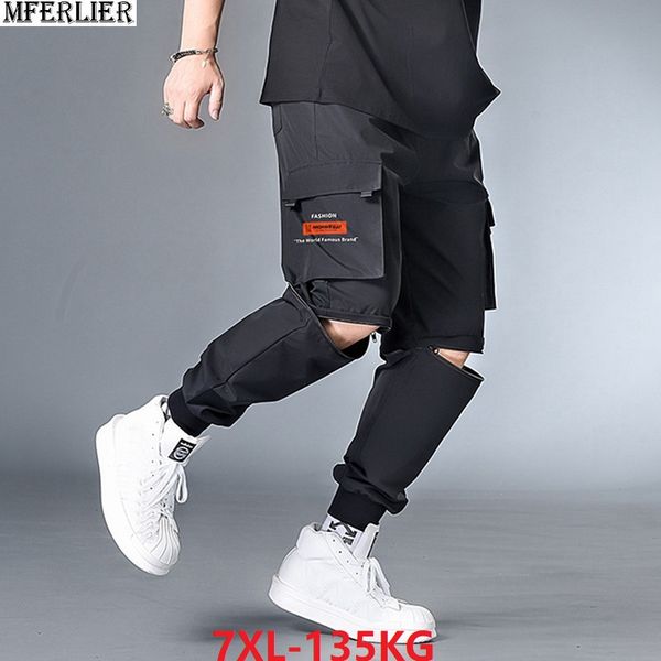 men summer cargo pants high streetwear pockets letter plus size 6xl 7xl pants oversize pencil elastic stretch cool, Black
men summer cargo pants high streetwear pockets letter plus size 6xl 7xl pants oversize pencil elastic stretch cool, Black