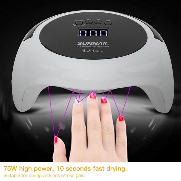 professional 75w uv led nail art dryer gel polish curing manicure intelligent nail us plug dryer
professional 75w uv led nail art dryer gel polish curing manicure intelligent nail us plug dryer