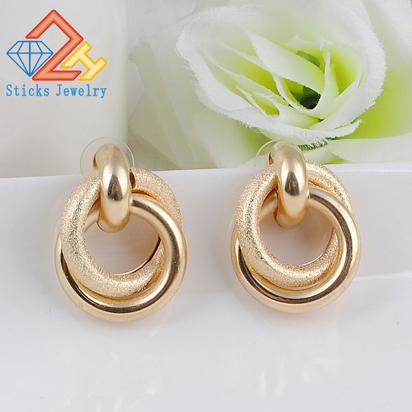 lady metal multicolored stud earrings for women geometric wedding party vintage christmas gifts bohemian bijoux, Golden;silver
lady metal multicolored stud earrings for women geometric wedding party vintage christmas gifts bohemian bijoux, Golden;silver