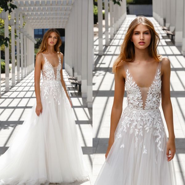 mira zwillinger 2020 boho wedding dress deep v neck lace appliqued beach outdoor bridal dresses backless wedding gowns vestidos de novia, White
mira zwillinger 2020 boho wedding dress deep v neck lace appliqued beach outdoor bridal dresses backless wedding gowns vestidos de novia, White