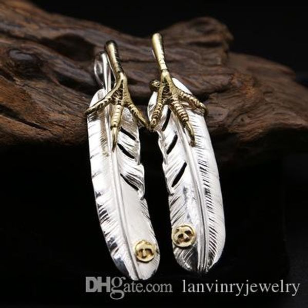 brand new 925 sterling silver fashion jewelry necklace pendant feather shape with eagle claw pendant japan design without chain
brand new 925 sterling silver fashion jewelry necklace pendant feather shape with eagle claw pendant japan design without chain