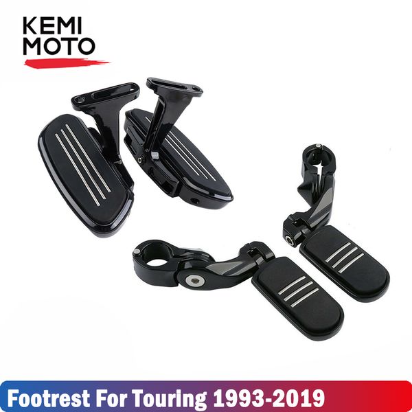 black for touring motorcycle 1.25" highway footrests mounting clamps passenger floorboards footboards foot pegs kits
black for touring motorcycle 1.25" highway footrests mounting clamps passenger floorboards footboards foot pegs kits