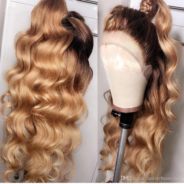 360 1b / 27 ombre honey blonde body wave 13x6 кружева фронт человеческих волос парики темные корни коричневый бесклеевой полный кружевные па, Black
360 1b / 27 ombre honey blonde body wave 13x6 кружева фронт человеческих волос парики темные корни коричневый бесклеевой полный кружевные па, Black