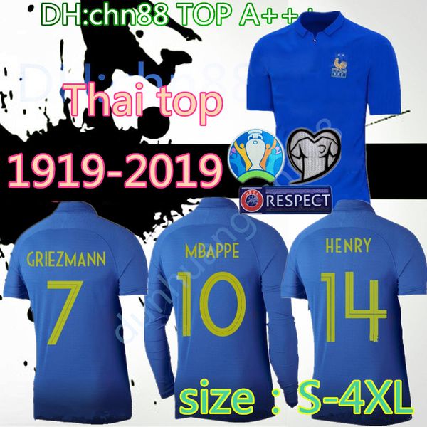 S 4xl 1919 2019 france2 tar pecial edition centenary long leeve occer jer ey henry 19 20 mbappe giroud griezmann zidane football hirt
S 4xl 1919 2019 france2 tar pecial edition centenary long leeve occer jer ey henry 19 20 mbappe giroud griezmann zidane football hirt