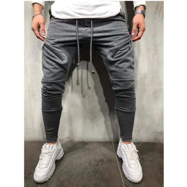 men business casual cotton slim straight trousers spring summer long pants multi-pocket zip-up sweatpants jogging pants, Black
men business casual cotton slim straight trousers spring summer long pants multi-pocket zip-up sweatpants jogging pants, Black