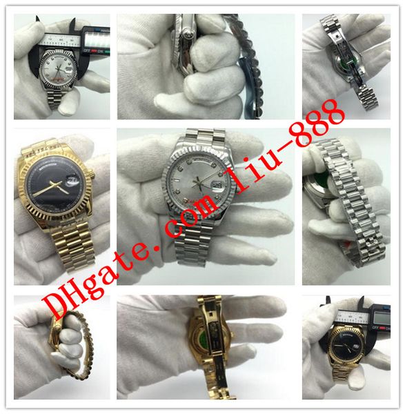 latest version 2 style men wristwatch day 40mm diamond dial silver steel bracelet date asia 2813 automatic luxury wristwatch ing, Slivery;brown
latest version 2 style men wristwatch day 40mm diamond dial silver steel bracelet date asia 2813 automatic luxury wristwatch ing, Slivery;brown