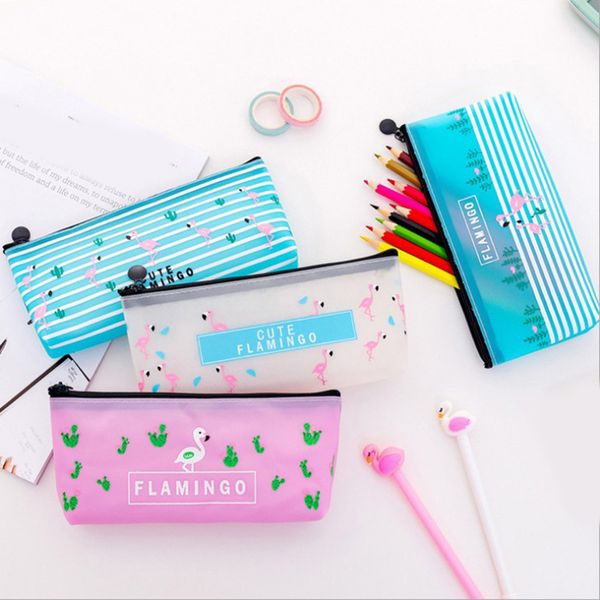 1 pcs kawaii pencil case flamingos canvas gift estuches school pencil box case bag school supplies stationery
1 pcs kawaii pencil case flamingos canvas gift estuches school pencil box case bag school supplies stationery