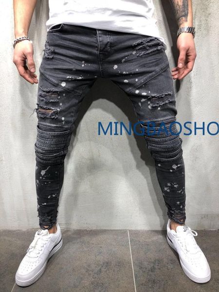 designer clothes zipper jeans men's trend knee holes zipper feet holes explosion men's motorcycle pants mens skinny jeans 2019, Blue
designer clothes zipper jeans men's trend knee holes zipper feet holes explosion men's motorcycle pants mens skinny jeans 2019, Blue