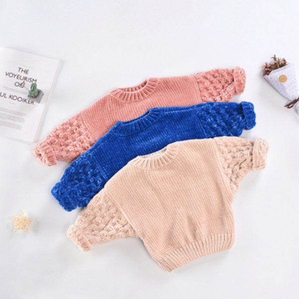 handmade pullover princess clothesfashion kids clothes spring autumn baby sweater knitted boys girls toddler solid sweater cloth, Blue
handmade pullover princess clothesfashion kids clothes spring autumn baby sweater knitted boys girls toddler solid sweater cloth, Blue