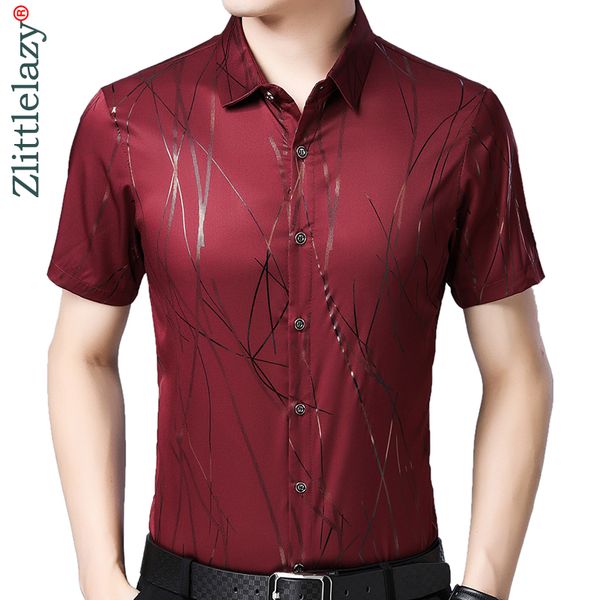 2019 new casual summer luxury striped short sleeve slim fit men shirt streetwear social dress shirts mens fashions jersey 50573, White;black
2019 new casual summer luxury striped short sleeve slim fit men shirt streetwear social dress shirts mens fashions jersey 50573, White;black