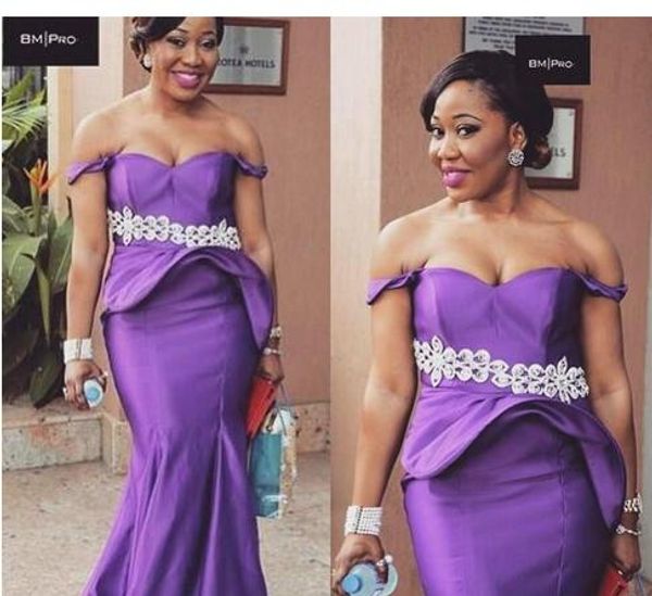 sell purple african prom party dress off the shoulder with sleeves white crystal beaded ribbon plus size evening formal gowns cheap, Black
sell purple african prom party dress off the shoulder with sleeves white crystal beaded ribbon plus size evening formal gowns cheap, Black