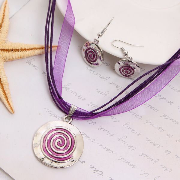 colorful multi layers necklace earring set for women oil drip silver pendant jewelry set statement leather accessory
colorful multi layers necklace earring set for women oil drip silver pendant jewelry set statement leather accessory