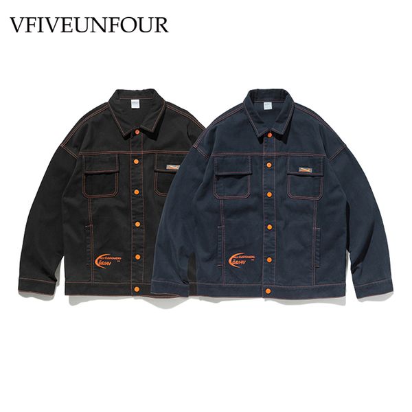 vfiveunfour high street mens denim jacket oversized blue black men denim jean jacket chaqueta hombre vintage jackets, Black;brown
vfiveunfour high street mens denim jacket oversized blue black men denim jean jacket chaqueta hombre vintage jackets, Black;brown