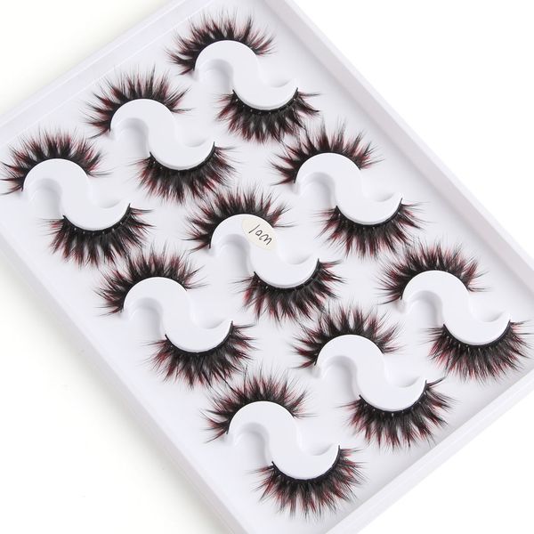 essanceya 3d mink hair false eyelashes 9 pairs/box colored lashes thick faux eyelash extensions volume mink lashes makeup tools
essanceya 3d mink hair false eyelashes 9 pairs/box colored lashes thick faux eyelash extensions volume mink lashes makeup tools