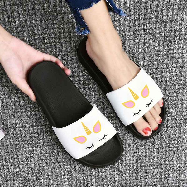 women summer slippers unicorn printed shoes non-slip comfortable cartoon home slippers beach slides woman slipper indoor, Black
women summer slippers unicorn printed shoes non-slip comfortable cartoon home slippers beach slides woman slipper indoor, Black
