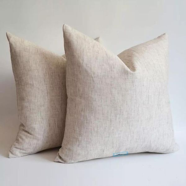 1 pcs all sizes linen-cotton blended natural gray pillow case gray blank linen pillow cover 240gsm natural fine linen cushion cover
1 pcs all sizes linen-cotton blended natural gray pillow case gray blank linen pillow cover 240gsm natural fine linen cushion cover