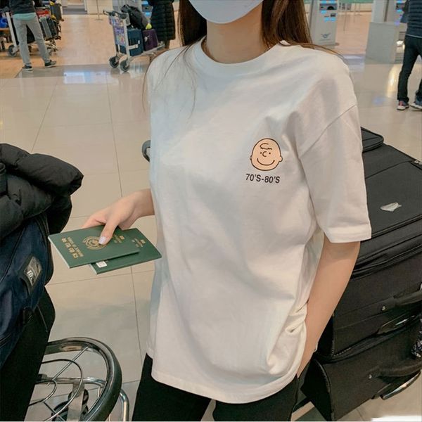 20 xia dong gate loose cartoon printed head letter t-shirt t0361 20 xia dong gate loose cartoon printed head letter t-shirt t0361, White
20 xia dong gate loose cartoon printed head letter t-shirt t0361 20 xia dong gate loose cartoon printed head letter t-shirt t0361, White