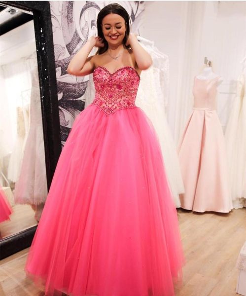 2020 long prom dress pink a-line crystal beading sweetheart floor length graceful girl party dress tulle spcecial occasion gown, White;black
2020 long prom dress pink a-line crystal beading sweetheart floor length graceful girl party dress tulle spcecial occasion gown, White;black