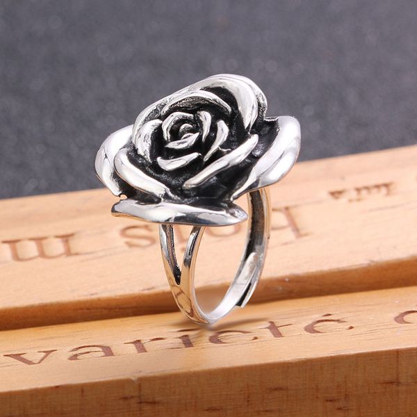radhorse 925 silver rings for women fine jewelry thai silver stereoscopic rose modeling style sterling adjustable ring, Golden;silver
radhorse 925 silver rings for women fine jewelry thai silver stereoscopic rose modeling style sterling adjustable ring, Golden;silver