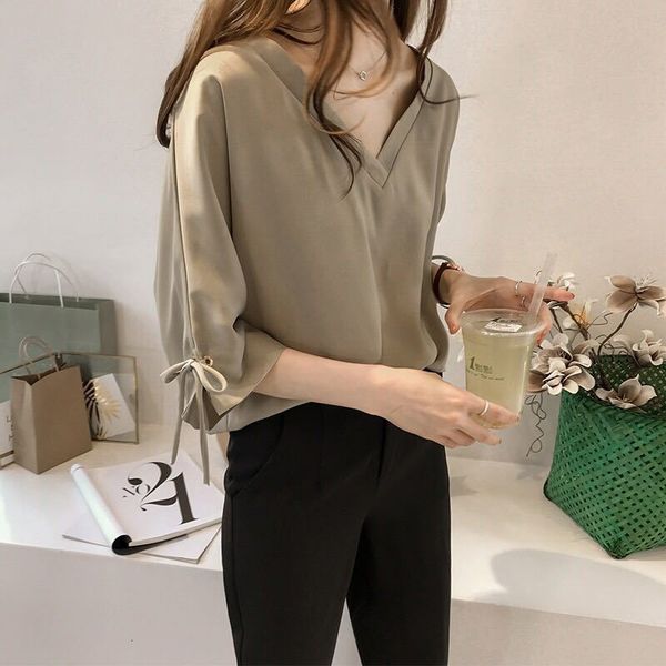 women clothes summer blouse plus casual size v neck 3xl summer v collar blouse woman blouses 2019 shirt women 1034, White
women clothes summer blouse plus casual size v neck 3xl summer v collar blouse woman blouses 2019 shirt women 1034, White